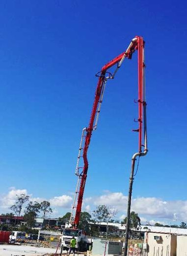 concrete boom pump